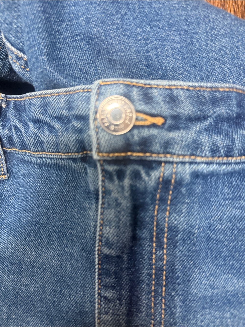 Wild fable jeans Straight-leg with fringe and frayed hems size 12 - Picture 4 of 7